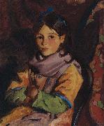 Robert Henri Mary Agnes oil on canvas